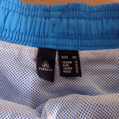 Children's swimwear used for boy 12 years blue Firefly