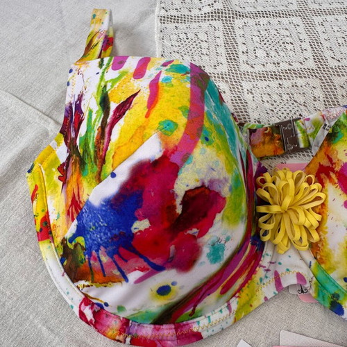 Lise Charmel Antigel swimsuit new, colorful, size 75F/L