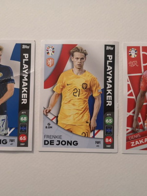 Football Cards 2024 used, pack of 3