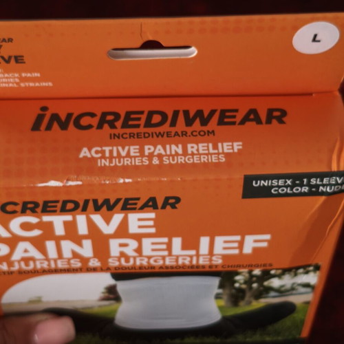 Incrediwear Body Sleeve therapeutic waist belt size L new