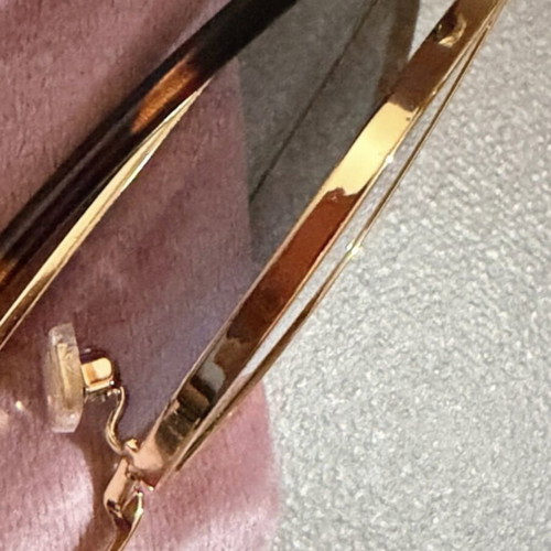Miu Miu SMU56Z Gold Metal Sunglasses new