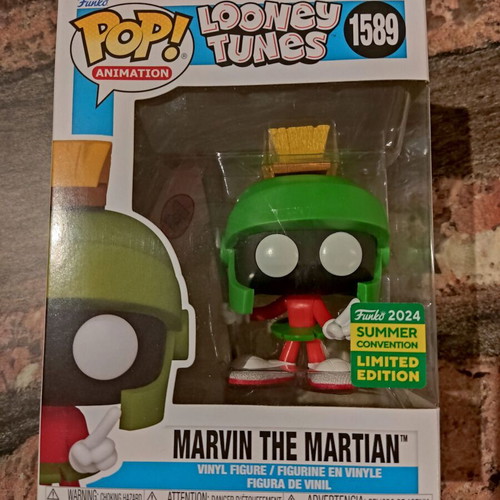 Funko POP! Looney Tunes Marvin the Martian #1589 vinyl figure SDCC 2024 Exclusive