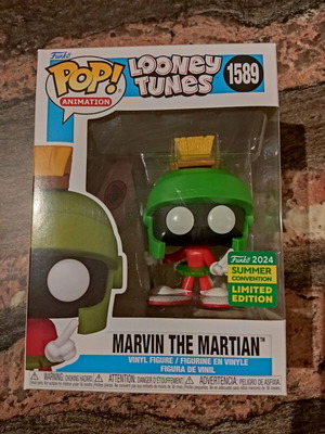 Funko POP! Looney Tunes Marvin the Martian #1589 vinyl figure SDCC 2024 Exclusive
