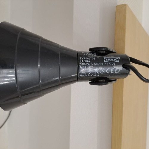 IKEA LAGRA desk lamps like new with clamp and 7W E14 bulbs