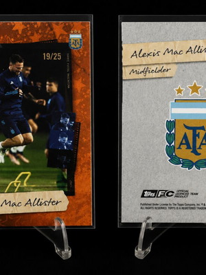 Alexis Mac Allister 2025 Topps Focus Argentina Snapshots Αριθμημένη 19/25