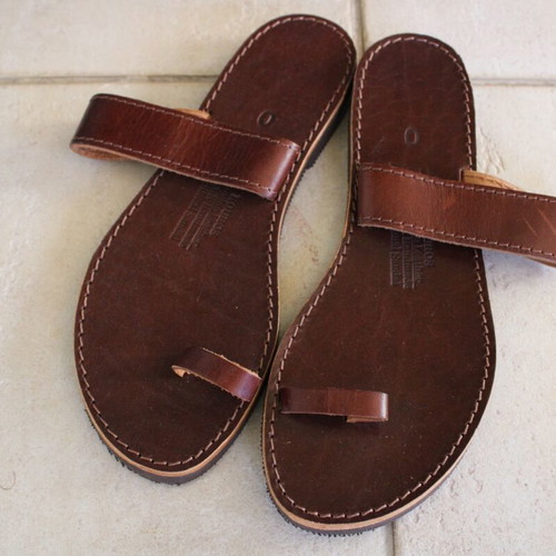 Kouros summer sandals, brown, size 39