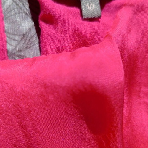Pink top like new, natural silk with cotton lining, Italian brand