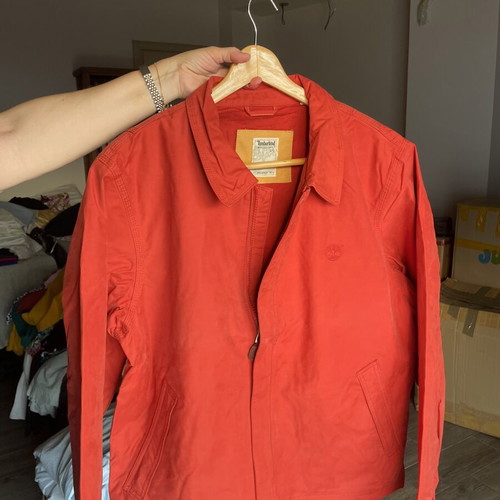 Timberland waterproof men's jacket size L, red