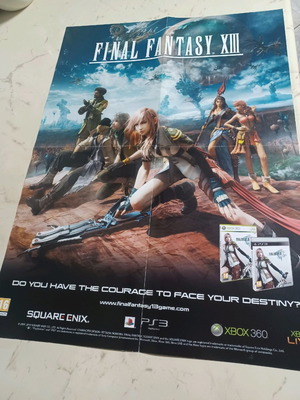 Final Fantasy Just Cause 2 poster new, 55 centimeters