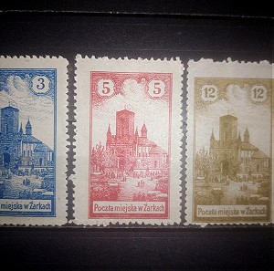 Πλαστά γραμματόσημα. Αυστριακή κατοχή στη Πολωνία. Ζαρκι.