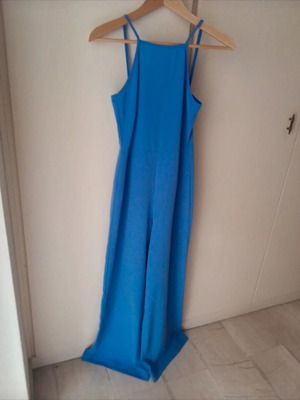 Lipsy polyester jumpsuit like new, size M/38, blue