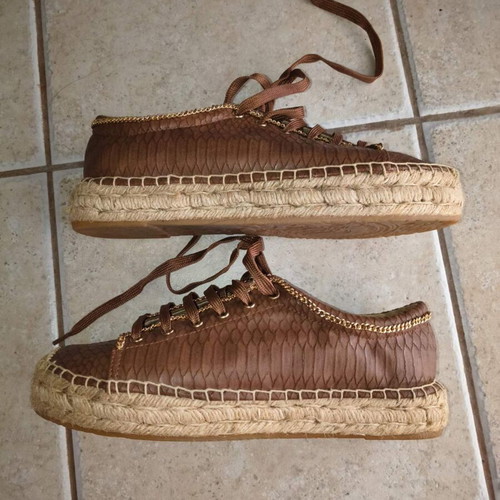 Replay closed espadrilles like new, size 40, brown