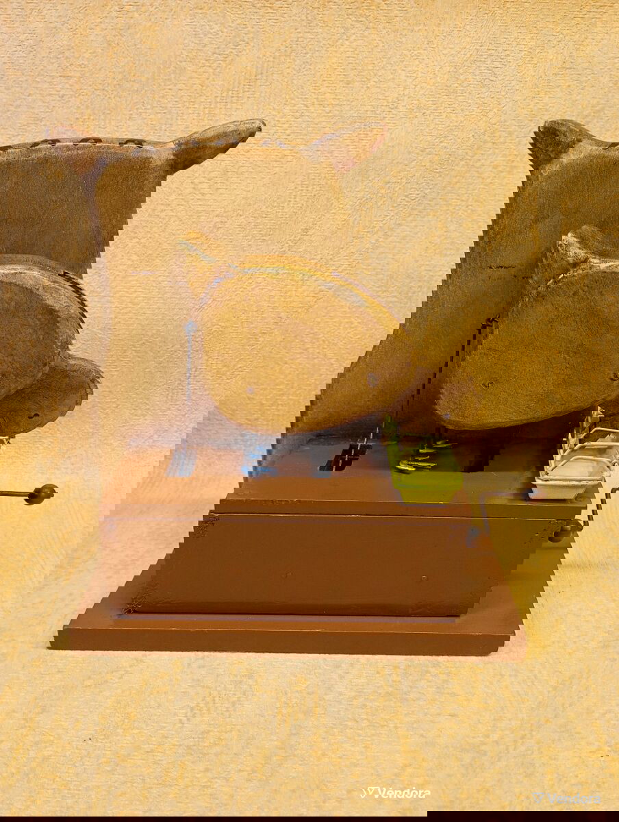 Χειροποίητο kinetic art automaton μεταχειρισμένο, ξύλινο πουλάκι με κίνηση