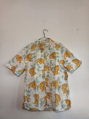 Tiger shirt H&M като ново, размер XL, цветен, памук