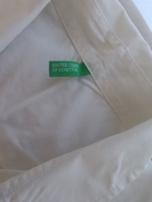 Benetton white children's shirt like new, size 158 cm