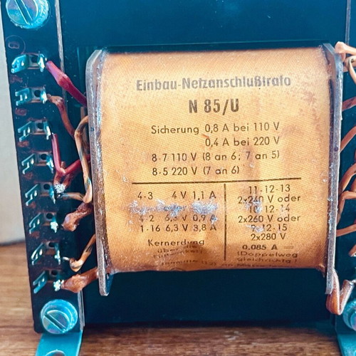 Transformer N85/U for tube amps and radios new