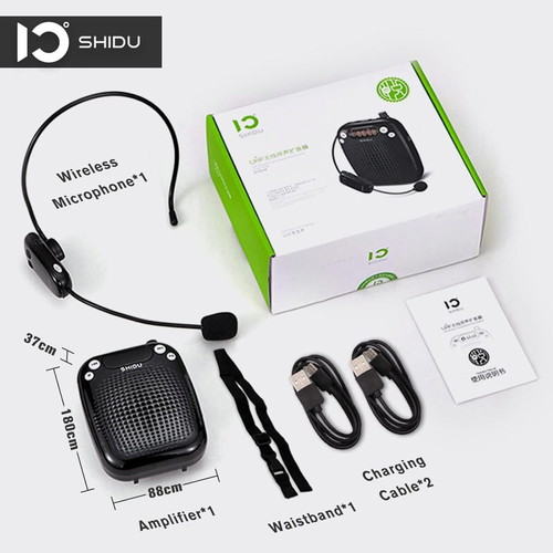 SHIDU S611 Φορητός Ενισχυτής Φωνής με Ασύρματο UHF Μικρόφωνο Νέο