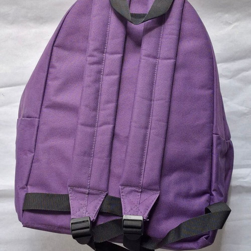 Minimal purple unisex backpack new for school and everyday use