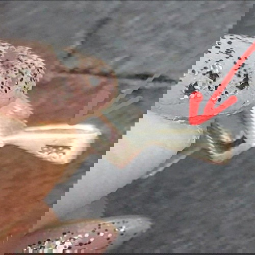 Винтидж сребърен педантив с бели топази 925 проба употребяван