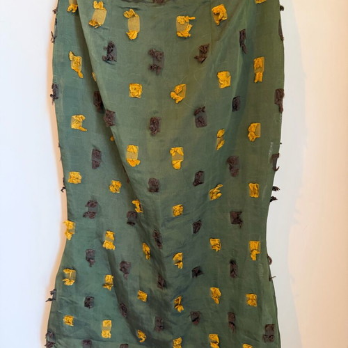 Midi skirt like new, size S, green
