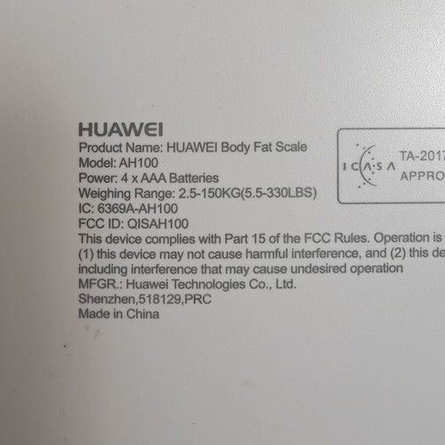 Huawei AH100 Mirror Smart Scale