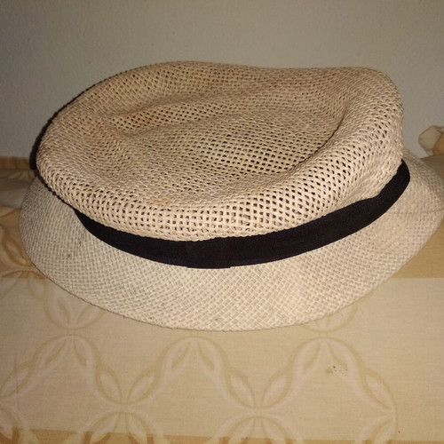Straw summer hat used with light tear