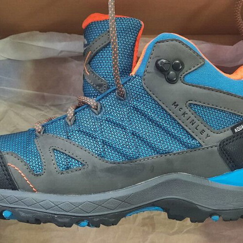 McKinley Toronto Mid AQX hiking boots like new, size 37, blue-orange