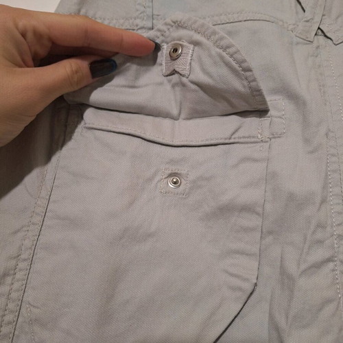 JustB gray capri pants size M like new
