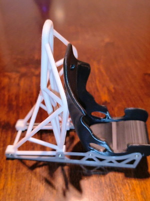 Car racing seat bucket phone holder new