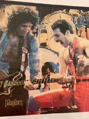 Queen ένθετο αφίσα από περιοδικό ΜΠΛΕΚ