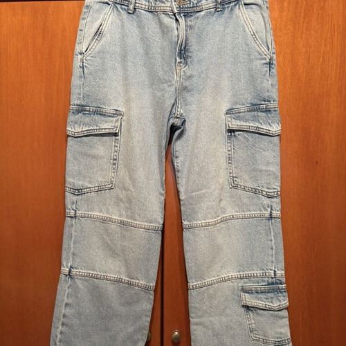 Zara women's jeans like new, low rise, size L 40 12, blue