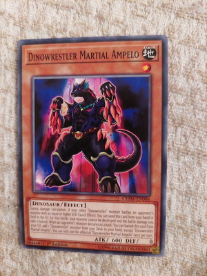 Dinowrestler Martial Ampelo Yu-Gi-Oh! card used