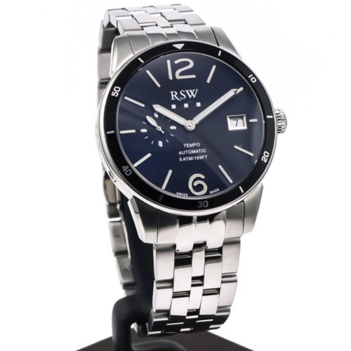 RSW Tempo Automatic Swiss Made Watch 42mm New with Warranty