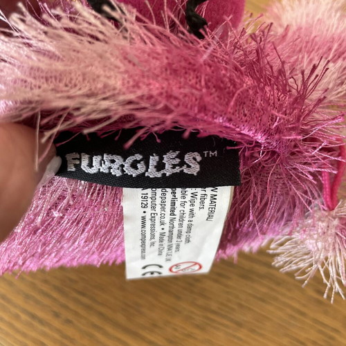Vintage Furgles Pink Alien CD Holder 2004 like new, 12 CD/DVD capacity