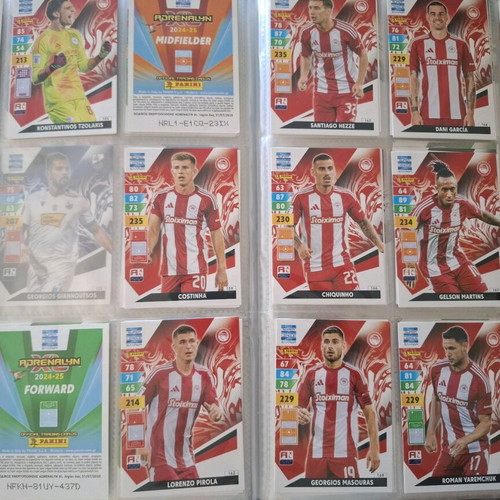 Superleague Panini album and 178 single cards new