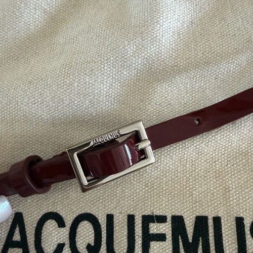 Jacquemus Le Bisou Burgundy Handbag new