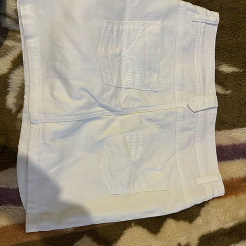 Mini skirt white like new, size S