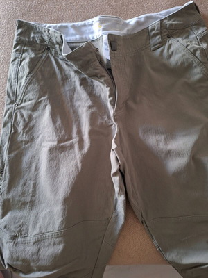 Mountain Hardwear Hiking Straight Pants used, olive gray, size 36