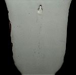  Πήλινο χειροποίητο βάζο τοίχου "IKAROS RHODES GREECE 9+" σε καφέ χρώμα.