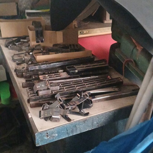 Olympia leather cutting press like new, embossing and slitting machine