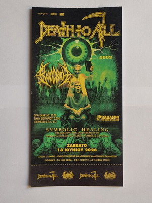 Death To All and Bloodbath Ticket new, 13/6/2026 Gagarin Club