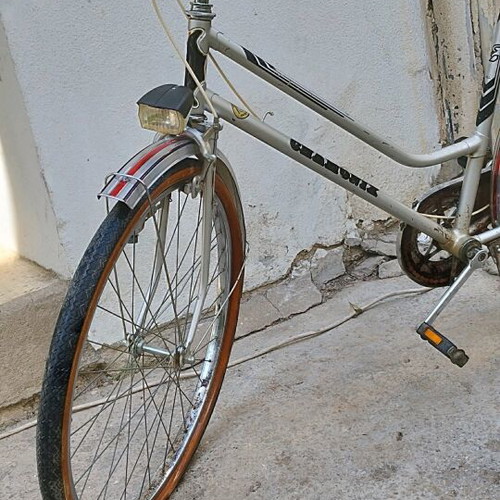 Vintage Chamonix bicycle used, silver