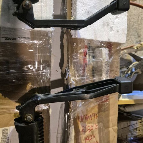 Rear footpegs with luggage rack base for BMW R1150GS/GS ADV used