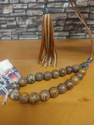 Jasper Worry Beads new, painted