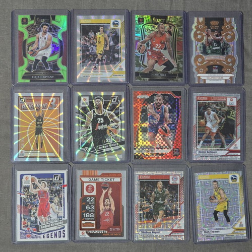 Numbered Euroleague basketball cards, pack of 40