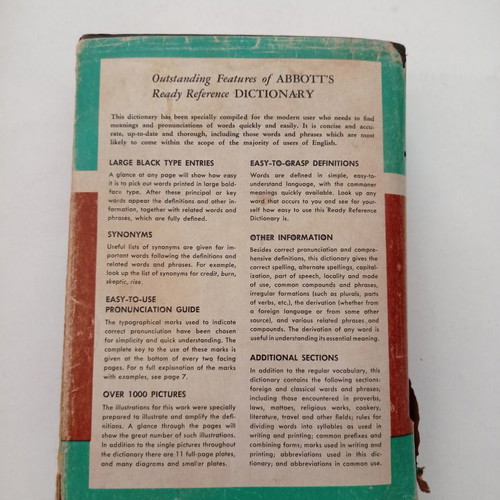 Dictionary Abbott s Ready Reference of the English Language used
