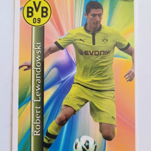 Robert Lewandowski Borussia Dortmund Champions League 2012-2013 collectible card