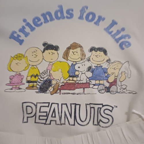 H&M Friends for Life Crop Top Pyjama Set new, white, size S
