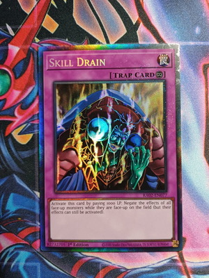 Skill Drain Yu-Gi-Oh! card mint condition