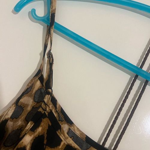 Leopar dress Shein size small like new with tears